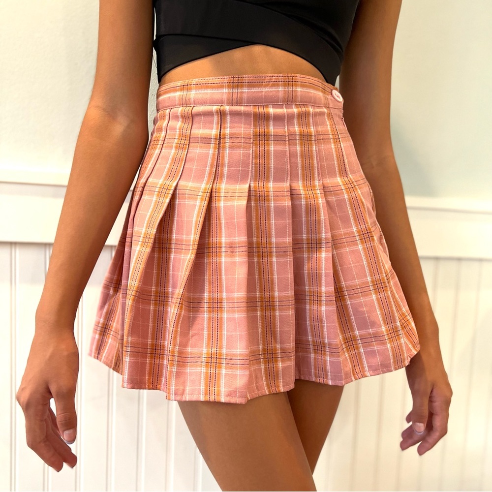 Pleated school girl skirt - XS